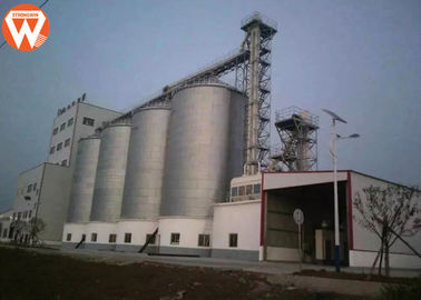 Pig Farm Auxiliary Equipment Steel Corn Silo For Feed Pellet Making Line