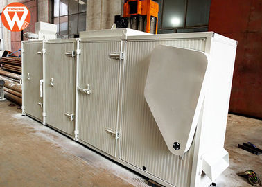 2400kg Mesh Belt Feed Pellet Dryer , Sufficient Uniform Feed Drying Equipment