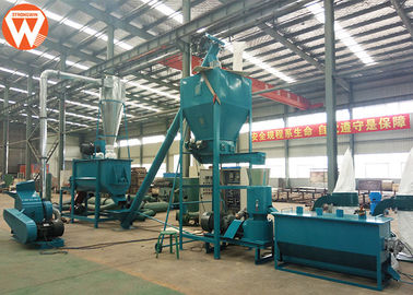 Customized Chicken Feed Production Equipment , Individual Cattle Feed Processing Plant