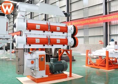 CV ≤ 5% Feed Pellet Production Line With Liquid Adding Machine Double Steam Conditioner