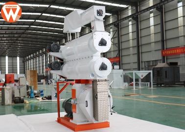 Poultry Feed Pellet Production Line 0.9-12mm With Crumbler Machine Double Steam Conditioner