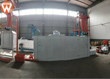 300KG / H Fish Feed Production Line , Fish Feed Pellet Machine High Speed