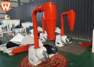 11KW Hammer Mill Animal Feed Crusher 3200r/Min Spindle Speed 1650×820×1200mm