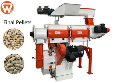 2 - 12 Mm Livestock Cattle Feed Pellet Machine With High Stability