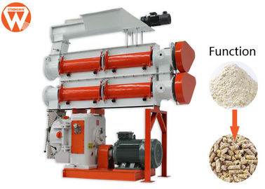Livestock Farm Feed Mill Pellet Machine / 10T/H 110Kw Animal Feed Processing Machine