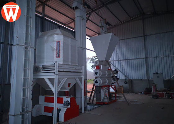 Complete 2mm Pellet Poultry Feed Processing Machine