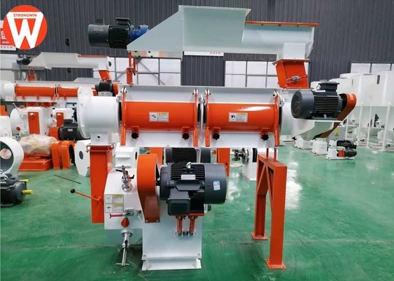 SZLH250 12mm Poultry Animal Feed Pellet Machine 2.5T/H