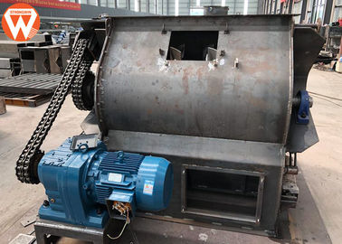 500 KG/P Horizontal Feed Mixer Double Shaft Paddle With Siemens Motor High CV